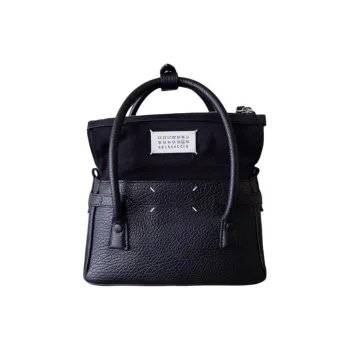 Maison Margiela Logo Patch Top Handle Bag