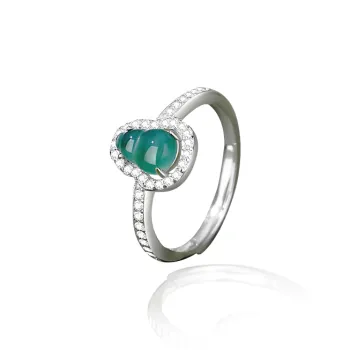 Chongqing Gold Store Chalcedony Rings Women's