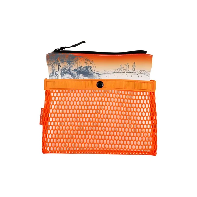 SUZHOU MUSEUM Polyester Crossbody Bag Regular Unisex Orange-1