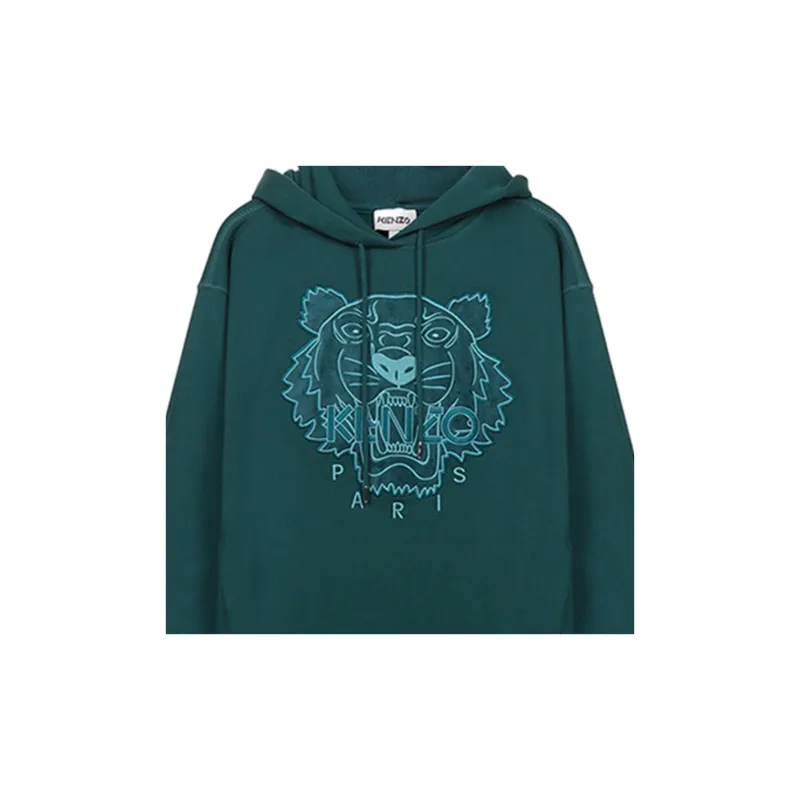 KENZO Long-Sleeved Dresses Women's Water Duck Green-5