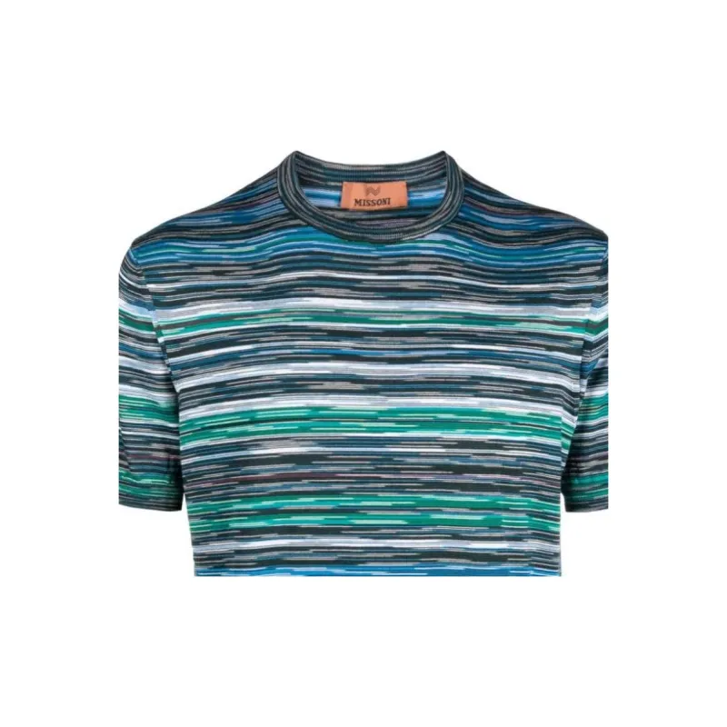 MISSONI Striped Crewneck T Shirt-4