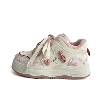 Than Than Me Warm Mid-Top Skateboard Shoes Women's