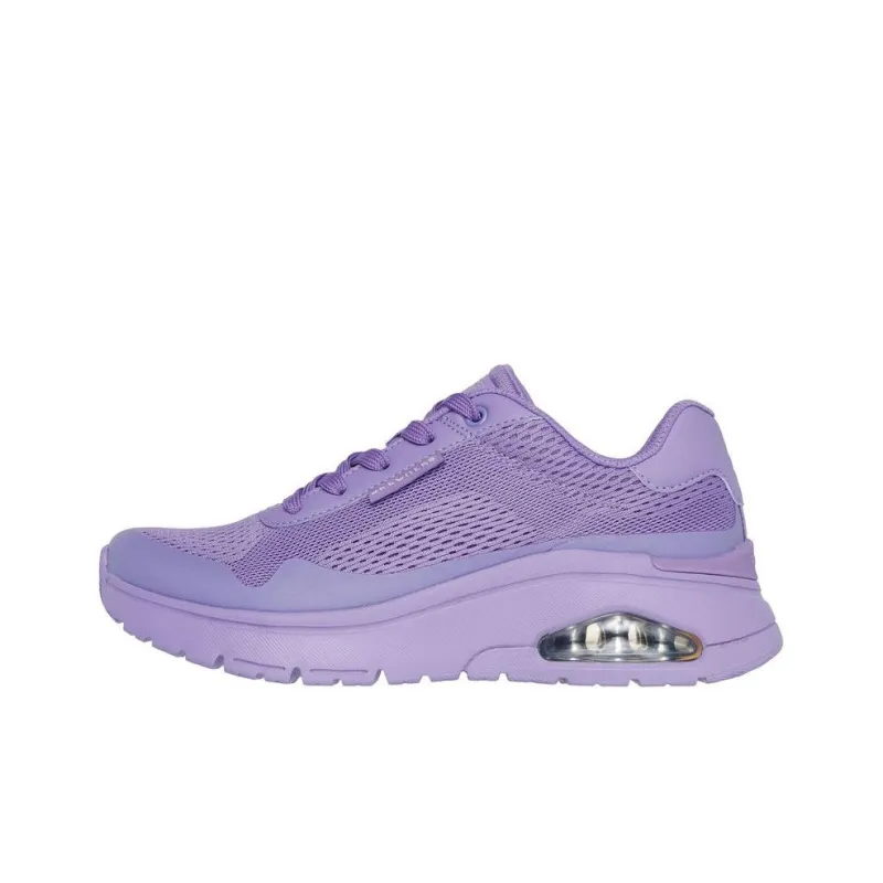 Skechers Uno Anti Slip Wear Resistant Low Top Casual Shoes Women's Purple-0