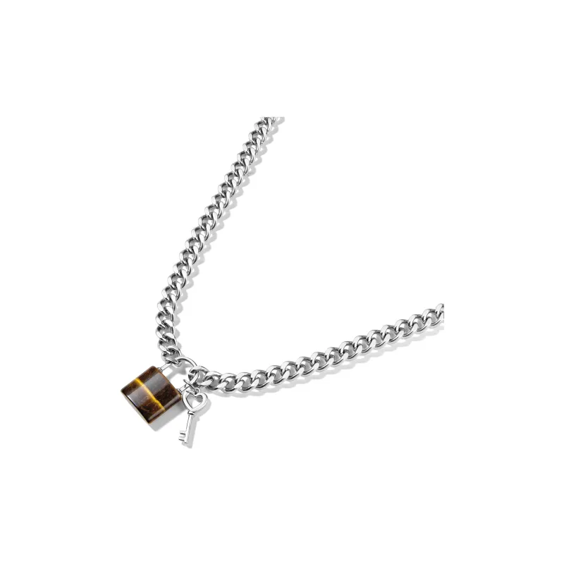 DH7 Tiger's Eye Stone Necklaces Unisex-4