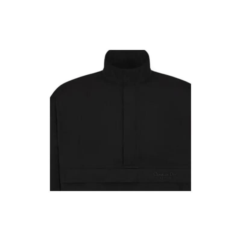 DIOR SS25 Christian Dior Couture Embroidery Pullover Sweatshirt Men's Black-4