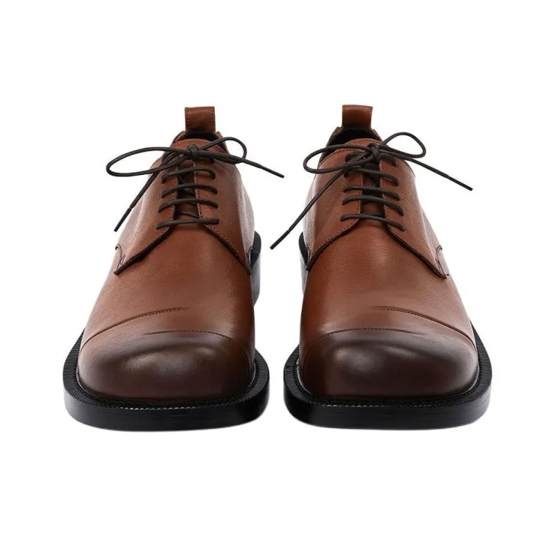 ADER ERROR Curve Dress Shoes Men's Brown-4