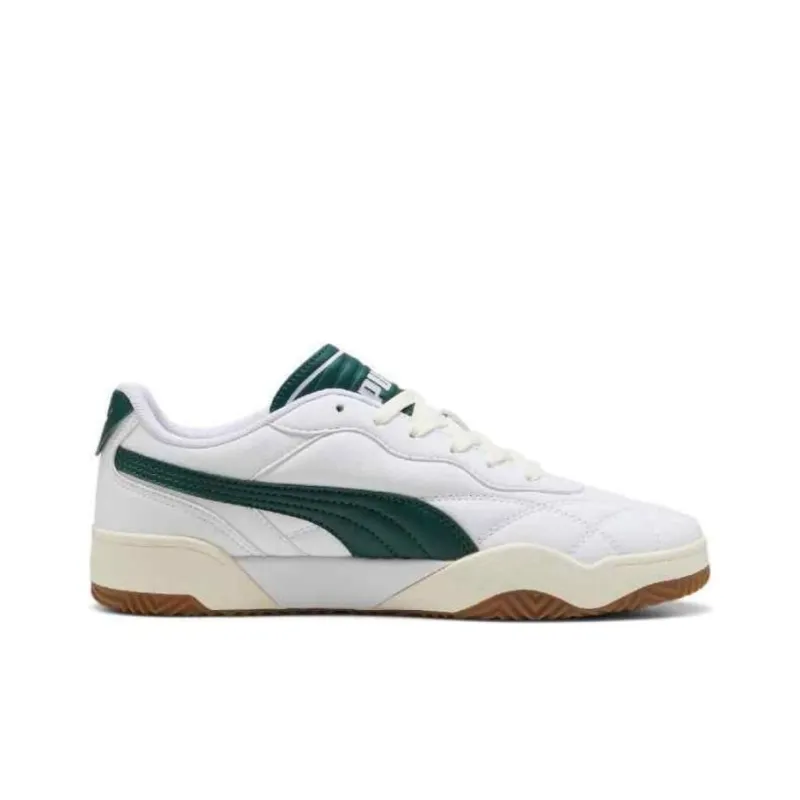 PUMA Tifosi Anti Slip Wear Resistant Low Top Skateboard Shoes Unisex White Green-1