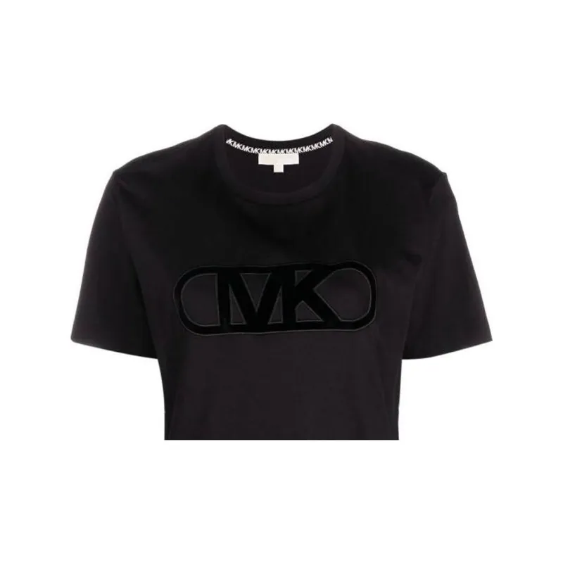 MICHAEL KORS SS23 Raglan Sleeve T Shirt Women's Black-3