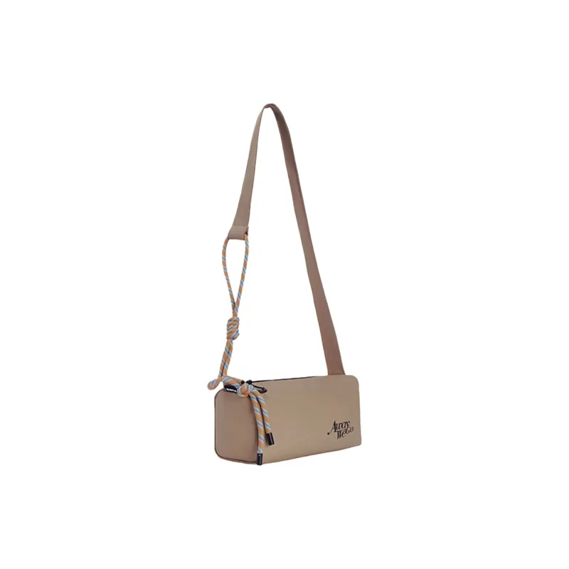 Subtle Fabric, PU Crossbody Bag Unisex Khaki/Blue/Green/Pale Green-2