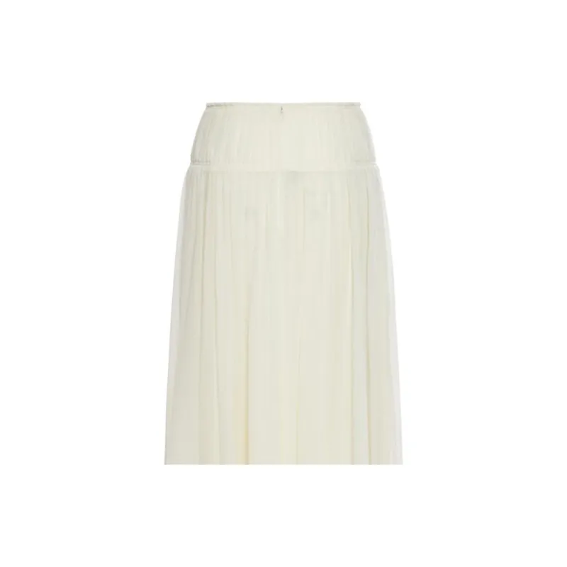 Chloé Casual Long Skirts Women's White-4