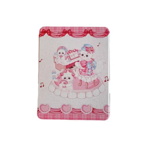 Koman TPU Material Piano Princess Kitten Compatible With Apple IPad Pro Air 11/10/13 Inch Tablet Protective Cases