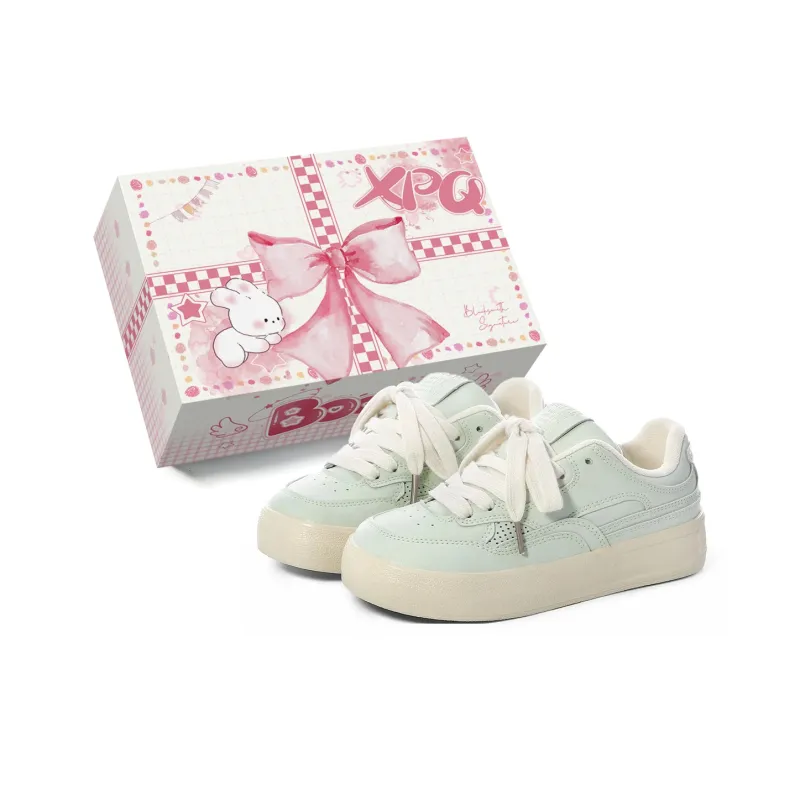 XPQ Thermal Slip Resistant And Abrasion Resistant Low Top Skateboard Shoes Women's-5