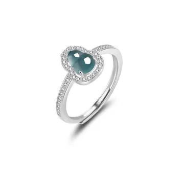 MOONS FAME Glutinous Jade Rings Women's