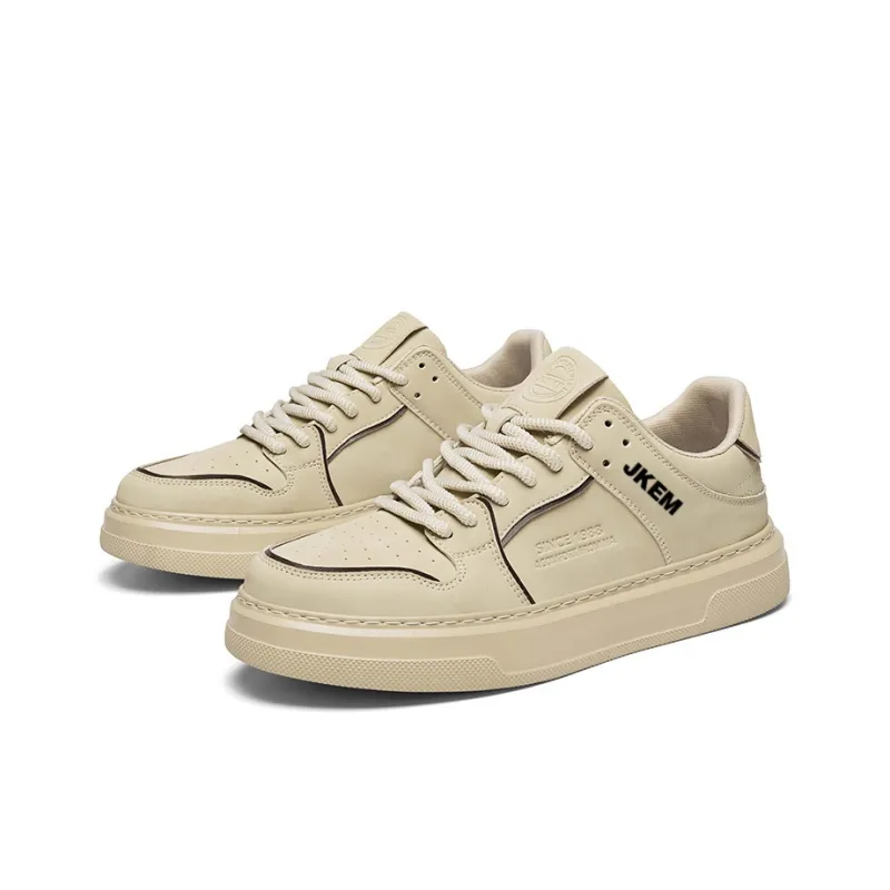 JKEM Slip Resistant Cushioning Abrasion Resistant Low Top Skateboard Shoes Men's-2
