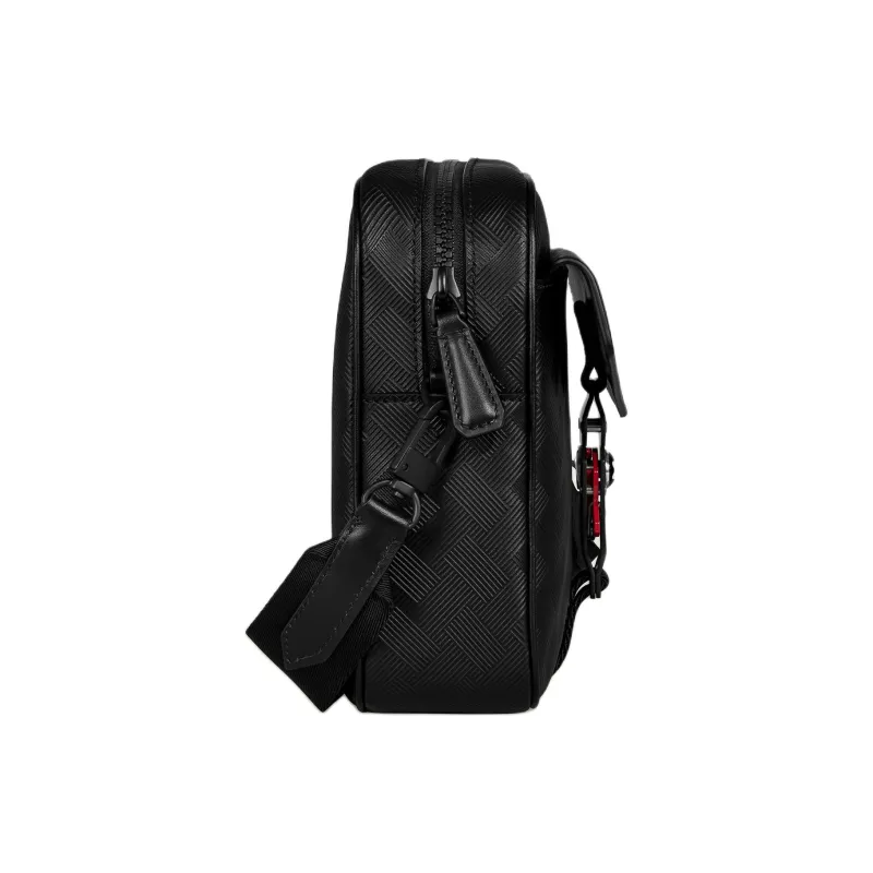 MONTBLANC Cow Leather Messenger Bag Shoulder Bag Crossbody Bag Men's Black-2