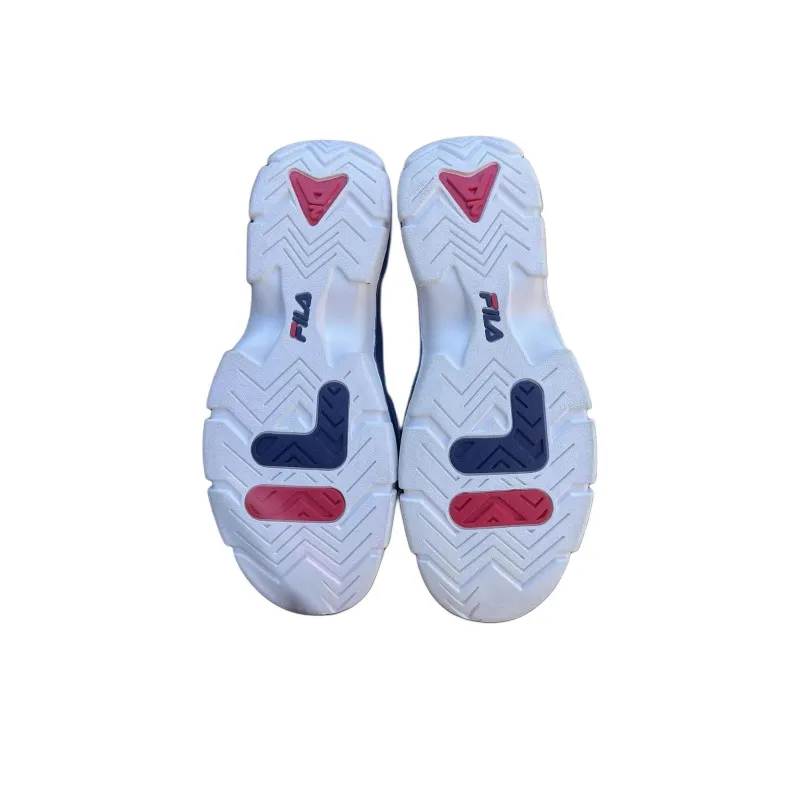 FILA Grant Hill 2 Wear resistant And Lightweight Mid Top Vintage Basketball Shoes Men's White-3