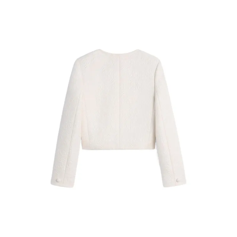CELINE Verneuil Boutis Jacket In Wool And Silk-1