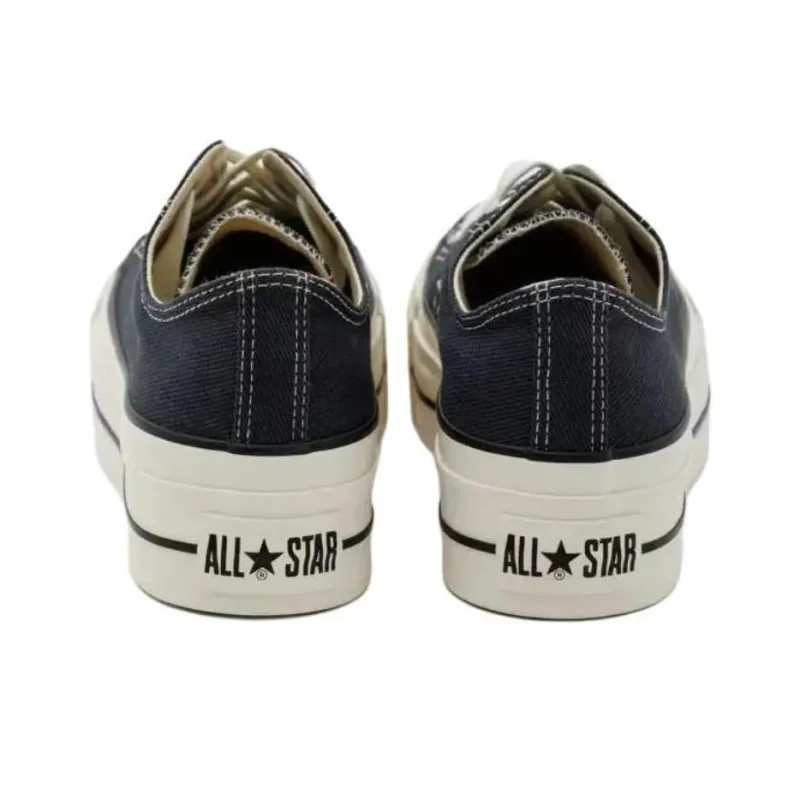 Converse All Star Anti Slip Wear Resistant Low Top Canvas Shoes Men's Black-3