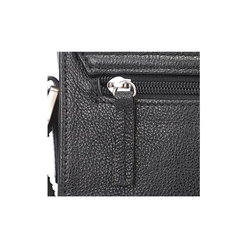 DOSRFINI Top Grain Cow Leather Shoulder Bag, Crossbody Bag Men's Black/Umber/Brown Yellow/Dark Brown-2