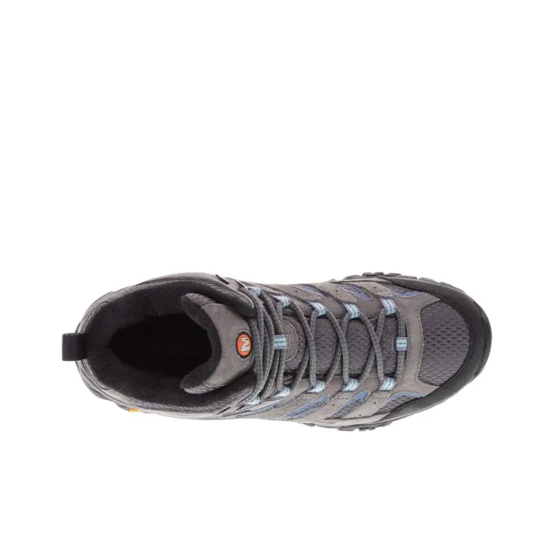 MERRELL Moab 2 Slip-Resistant Water-Resistant Mid-Top Hiking Shoes Women's Gray-2