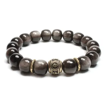 CUIJING Obsidian Good Luck, Collectible Beaded Bracelet Unisex