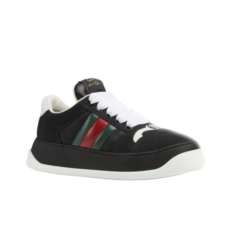 GUCCI Screener Low-Top Casual Shoes Men's Black-2