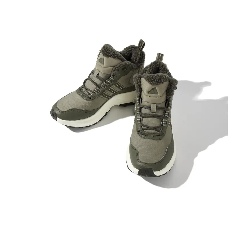 Adidas ROAM WANDER Durable Warm Grip High Top Trekking Shoes Men's Green Brown-3