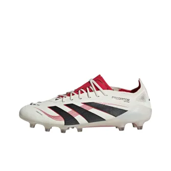 Adidas PREDATOR ELITE AG Rubber Short Studs Anti Slip Wear Resistant Soccer Shoes Unisex White Black Red