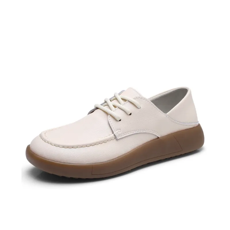 Strongman Women's Casual Shoes Black Beige-5