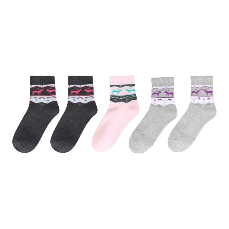Lanza Mid Calf Socks Women's 5 Pack-4