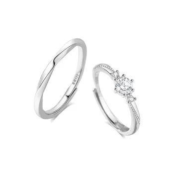 BLANK IN BLANK Sterling Silver Rings Unisex