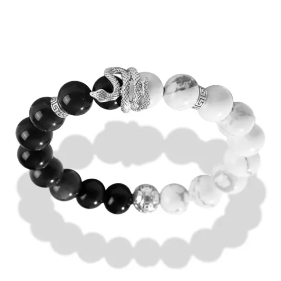 GIRATI Obsidian Jade Bracelets Unisex-2