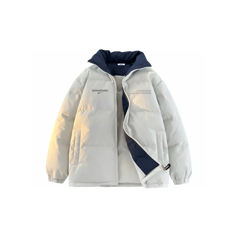 Warrior Ride The Wind Collection Open Ended Smile Collection Puffer Jacket Unisex-1