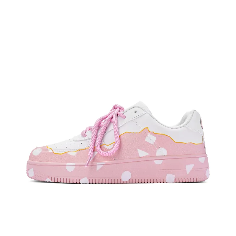 Crayon Shinchan Balance Lightweight Height Increasing Low Top Skateboard Shoes Unisex-7