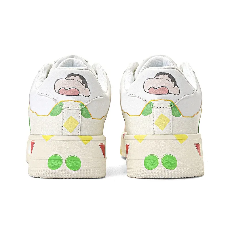 Crayon Shinchan Balance Lightweight Height Increasing Low Top Skateboard Shoes Unisex-5