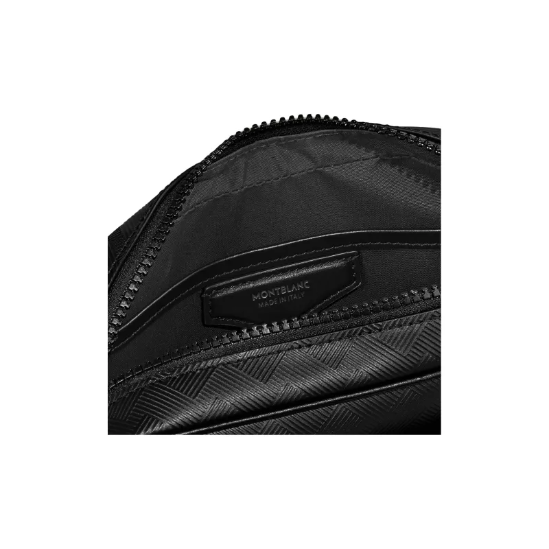 MONTBLANC Cow Leather Messenger Bag Shoulder Bag Crossbody Bag Men's Black-6