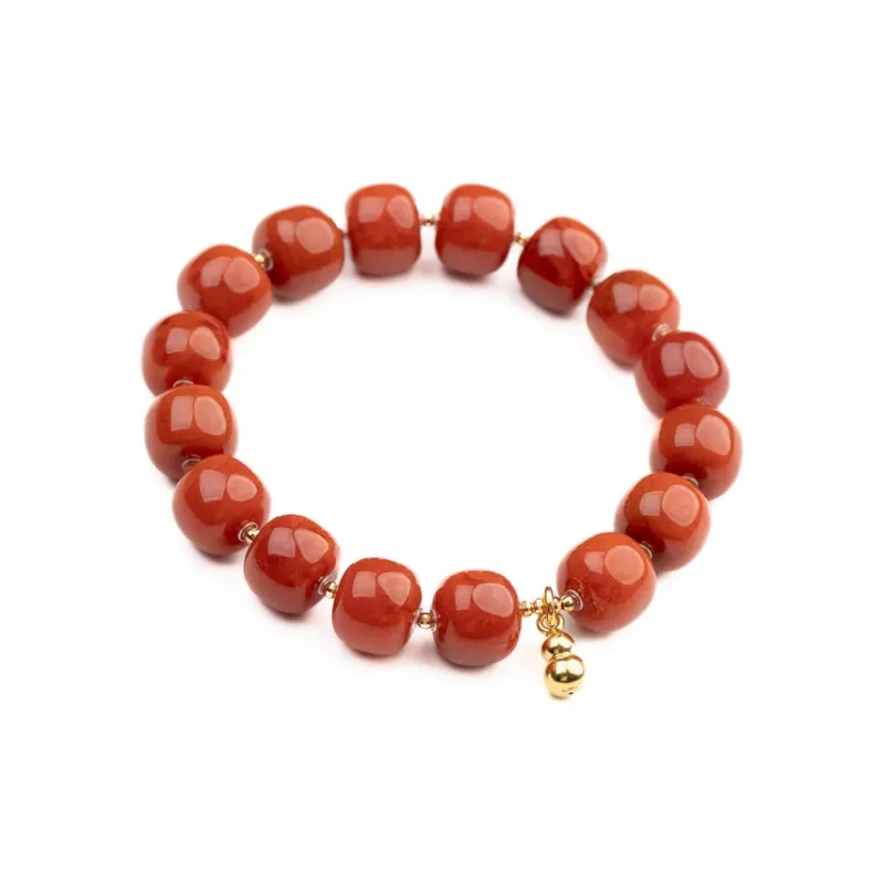 Xianyuan Southern Red Agate Fine Jade Bracelets Unisex-0