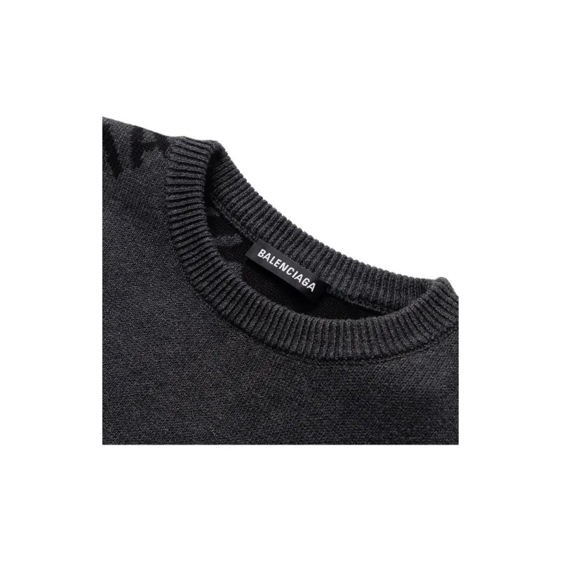 Balenciaga Sweaters Men Gray-9