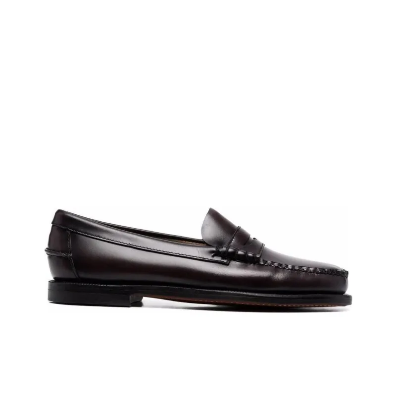 Sebago Almond-toe Slip-on Loafers-1