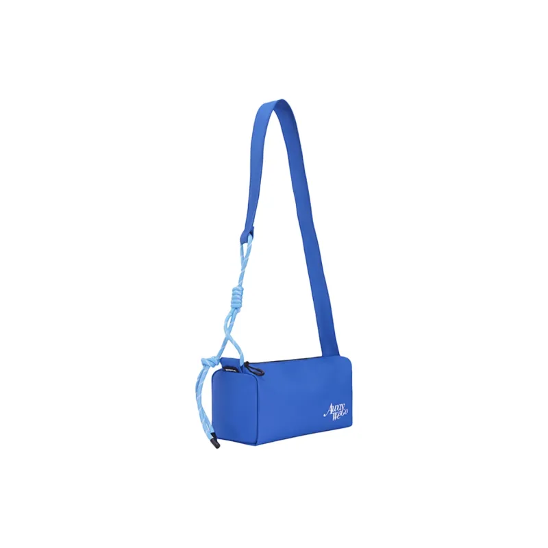Subtle Fabric, PU Crossbody Bag Unisex Khaki/Blue/Green/Pale Green-10