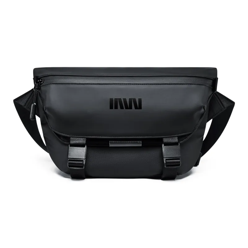 SEPTWOLVES Cudora Fabric Messenger Bag Shoulder Bag QPL Crossbody Bag Regular Unisex Black-4