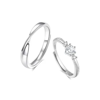 BLANK IN BLANK Sterling Silver Rings Unisex