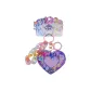 Authentic My Little Pony Alien Acrylic Shaker Charm Pendant-Heart Design