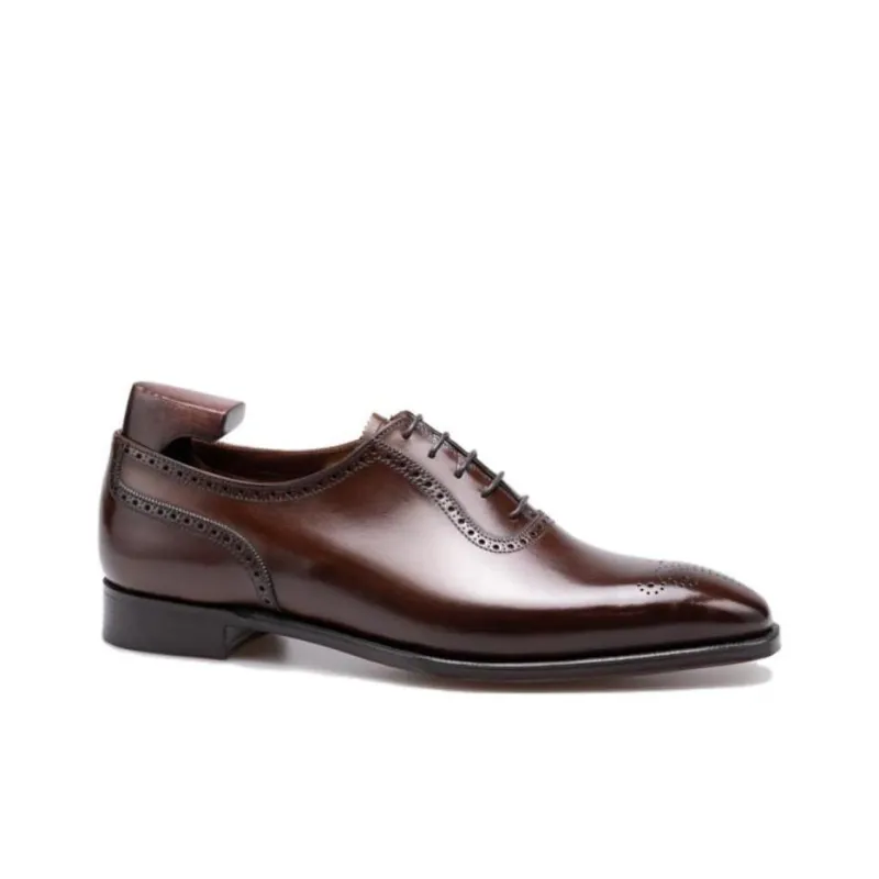 George Cleverley Dress Shoes Men's Dark Brown-1