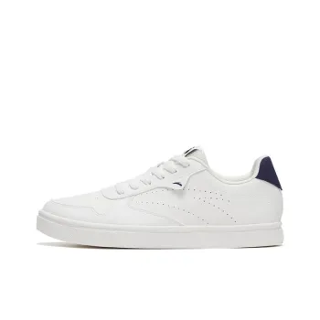 Anta Anti Slip And Wear Resistant Lightweight Low Top Skateboard Shoes Women's White Blue
