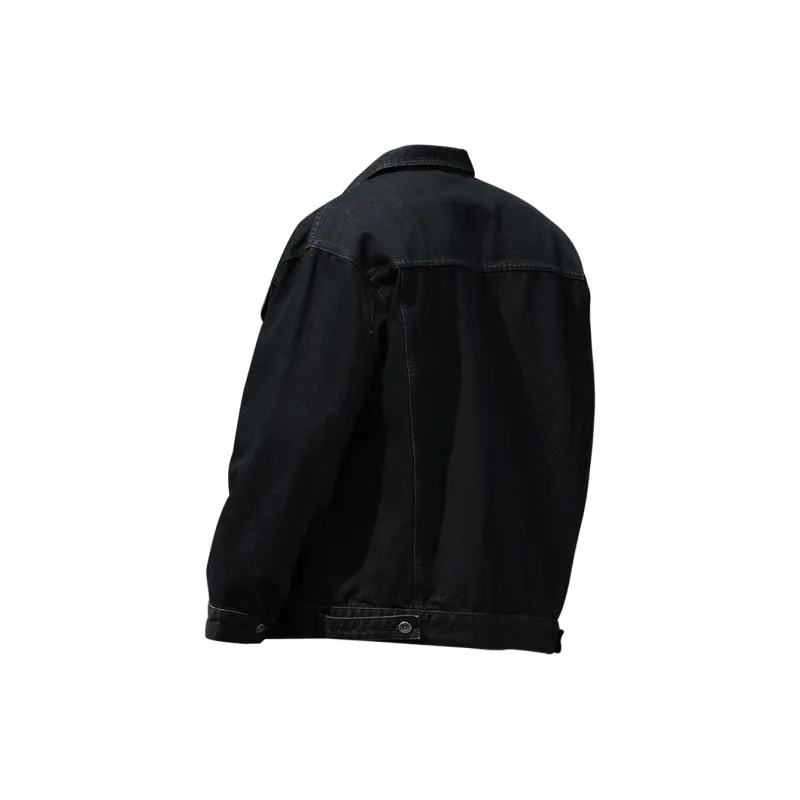 Jeep Denim Jacket Unisex Gradient Black-1