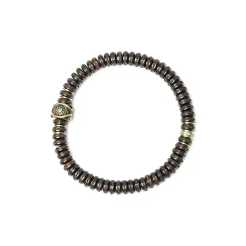 Honki Coconut Shell Beads Bracelets Unisex