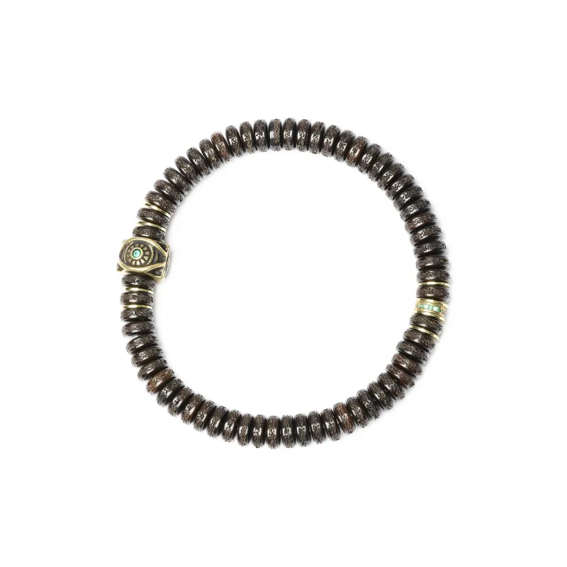 Honki Coconut Shell Beads Bracelets Unisex-0