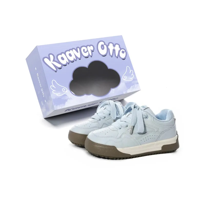 KAAVER OTTO Slip Resistant, Abrasion Resistant, Balance, Lightweight, Breathable Low Top Skateboard Shoes Women's Box-5