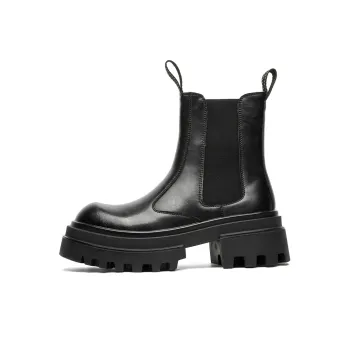 PAVEA Short Chelsea Boots Men's Black